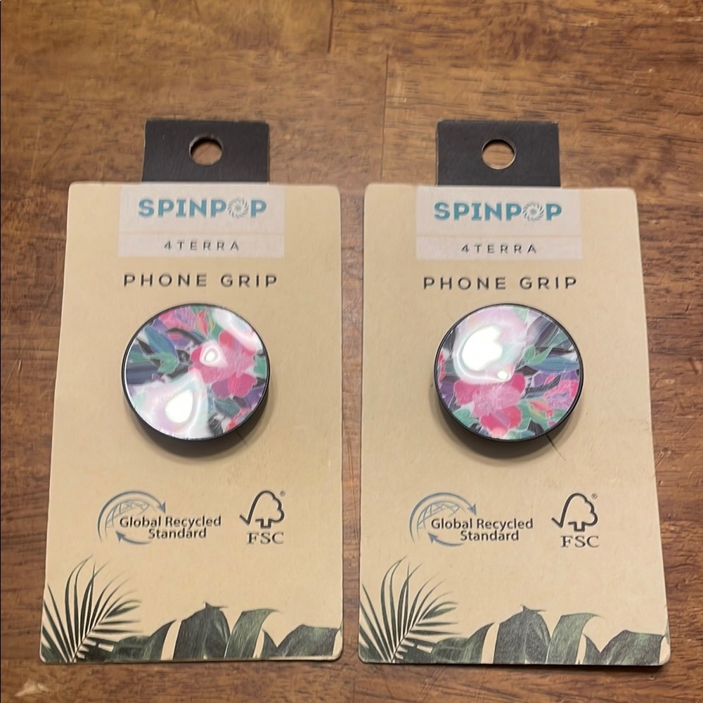 COPY - Lot of 2 SpinPop 4 Terra Phone grips